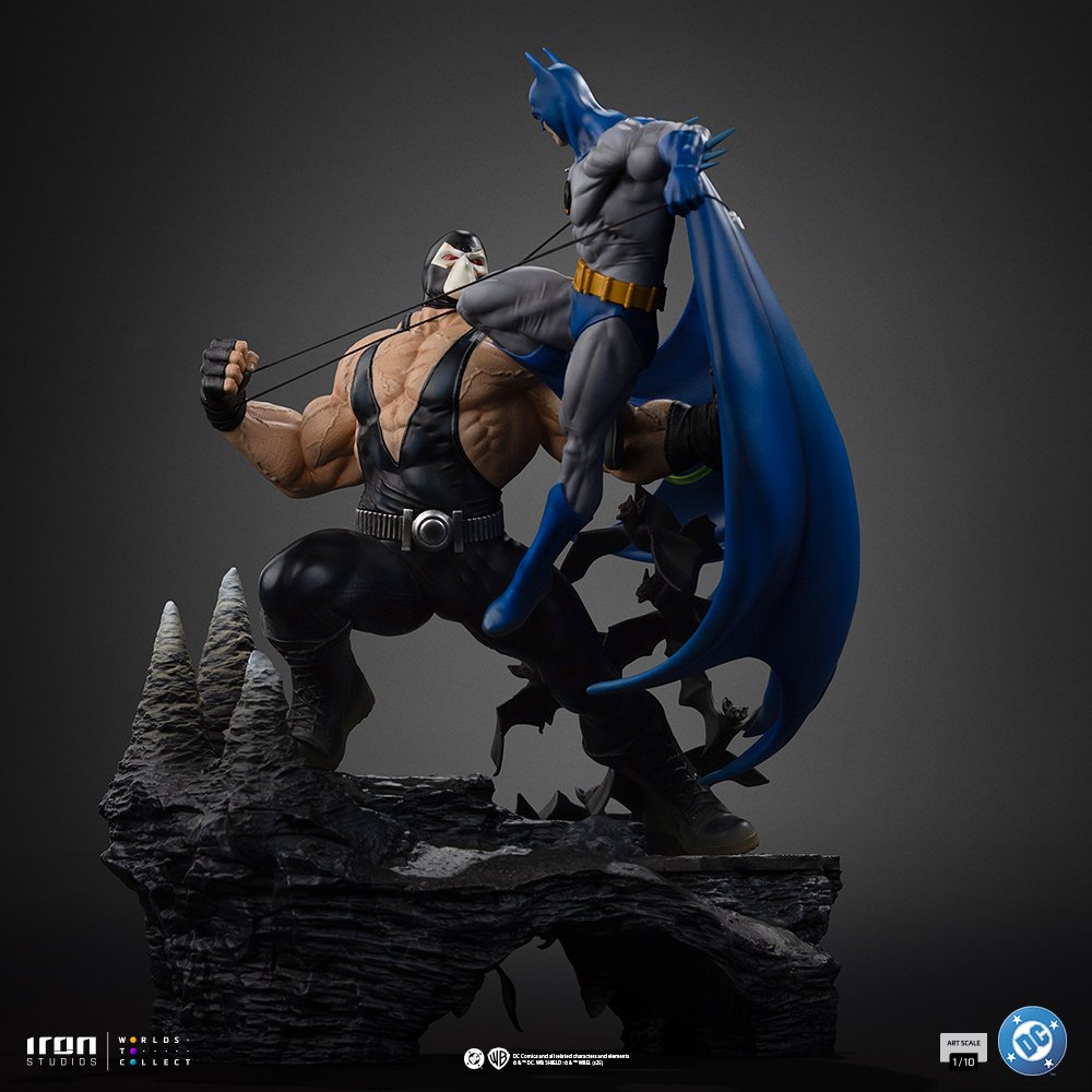 Batman vs Bane exclusive 1:10 Art Scale Statue by Iron Studios — official photo 19