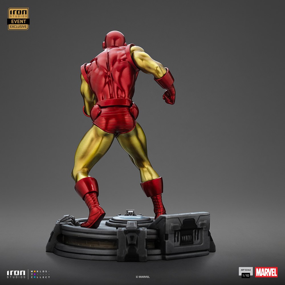 Iron Man (Metallic Comics) 1:10 Art Scale Statue by Iron Studios — official photo 14