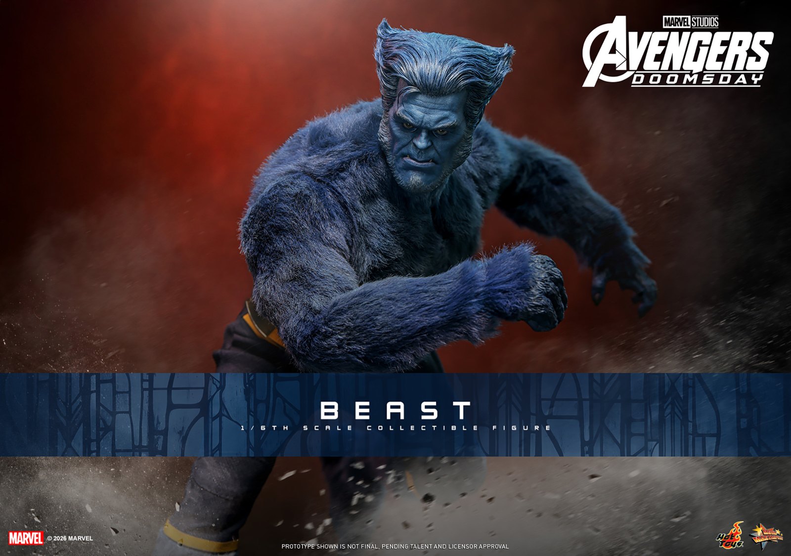 Beast (Deluxe Version) Sixth Scale Figure by Hot Toys