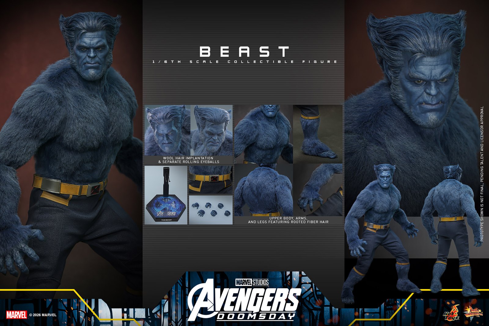 Beast (Deluxe Version) Sixth Scale Figure by Hot Toys — official photo 20