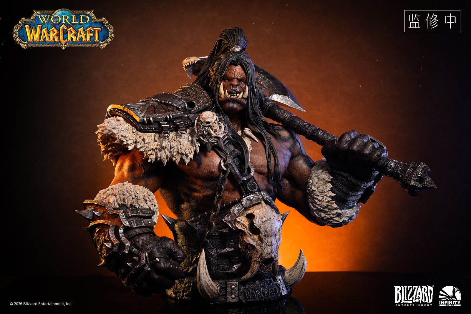 Grommash Hellscream 1:3 Scale Bust by Infinity Studio — official photo 14