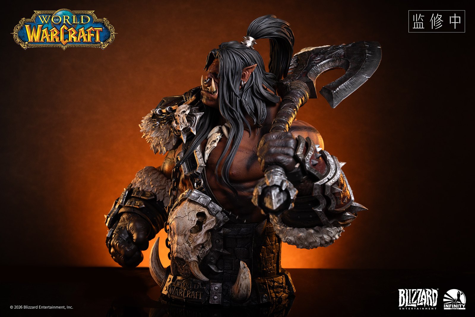 Grommash Hellscream 1:3 Scale Bust by Infinity Studio — official photo 16