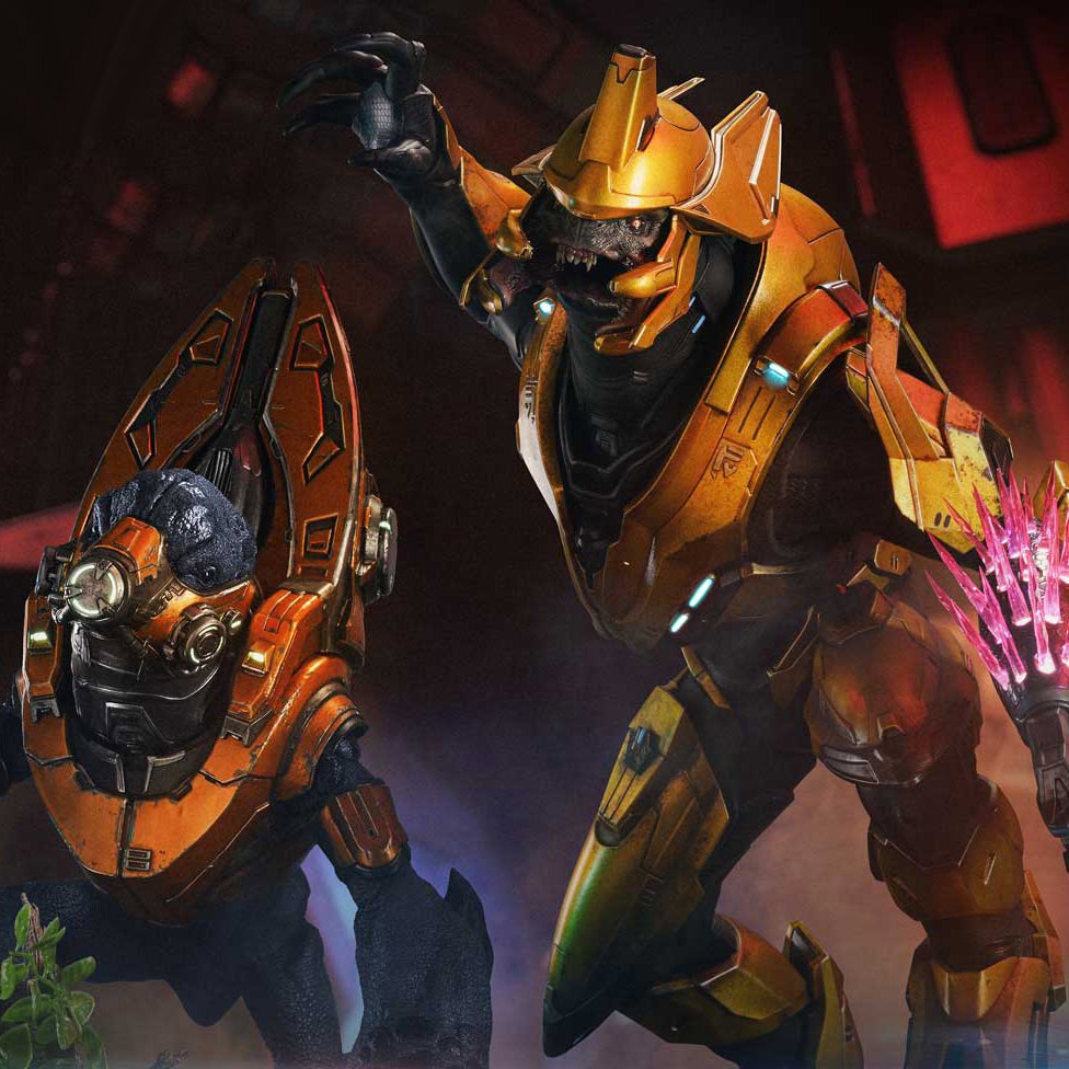 Elite Zealot & Grunt Minor: Covenant Assault Quarter Scale Statue by Prime 1 Studio — official photo 7