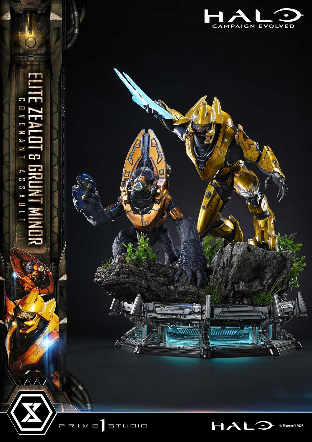 Elite Zealot & Grunt Minor: Covenant Assault Quarter Scale Statue by Prime 1 Studio — official photo 10