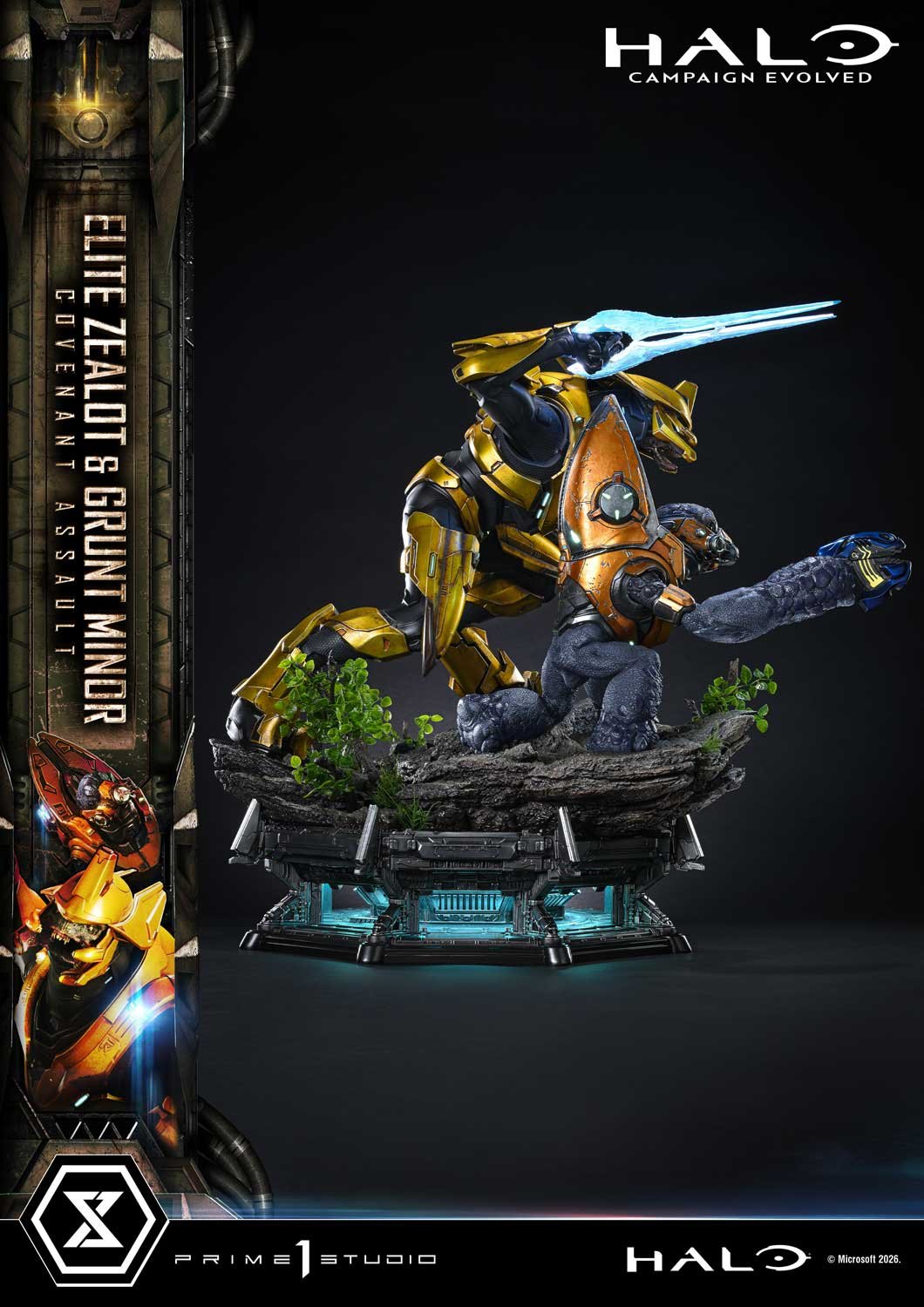 Elite Zealot & Grunt Minor: Covenant Assault Quarter Scale Statue by Prime 1 Studio — official photo 13