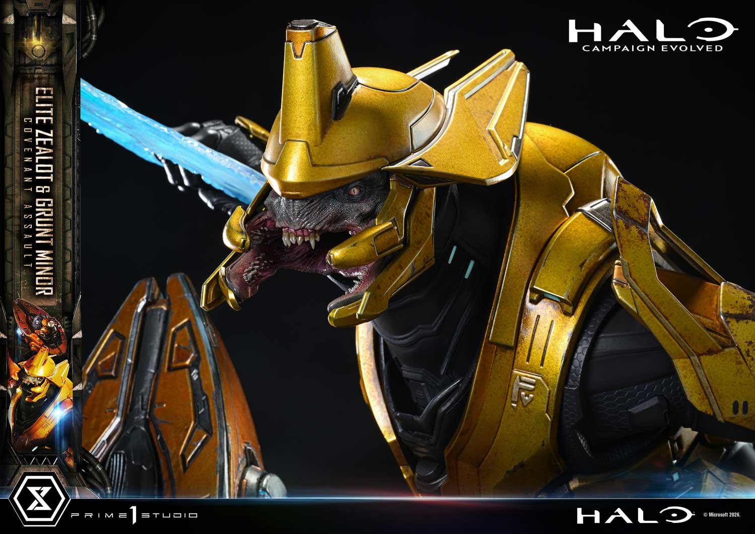 Elite Zealot & Grunt Minor: Covenant Assault Quarter Scale Statue by Prime 1 Studio — official photo 14