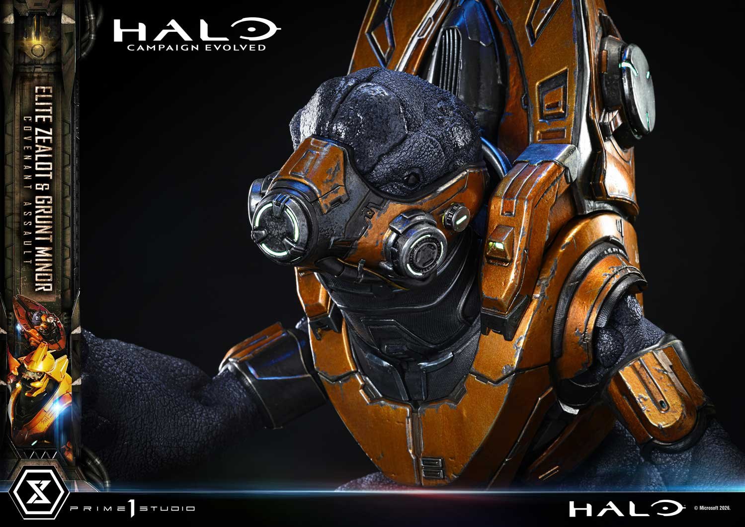 Elite Zealot & Grunt Minor: Covenant Assault Quarter Scale Statue by Prime 1 Studio — official photo 16