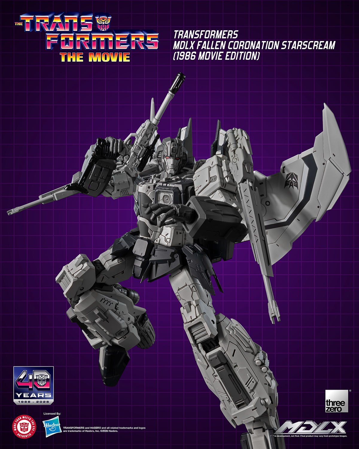 Fallen Coronation Starscream (1986 Movie Edition) MDLX Action Figure by Threezero — official photo 10