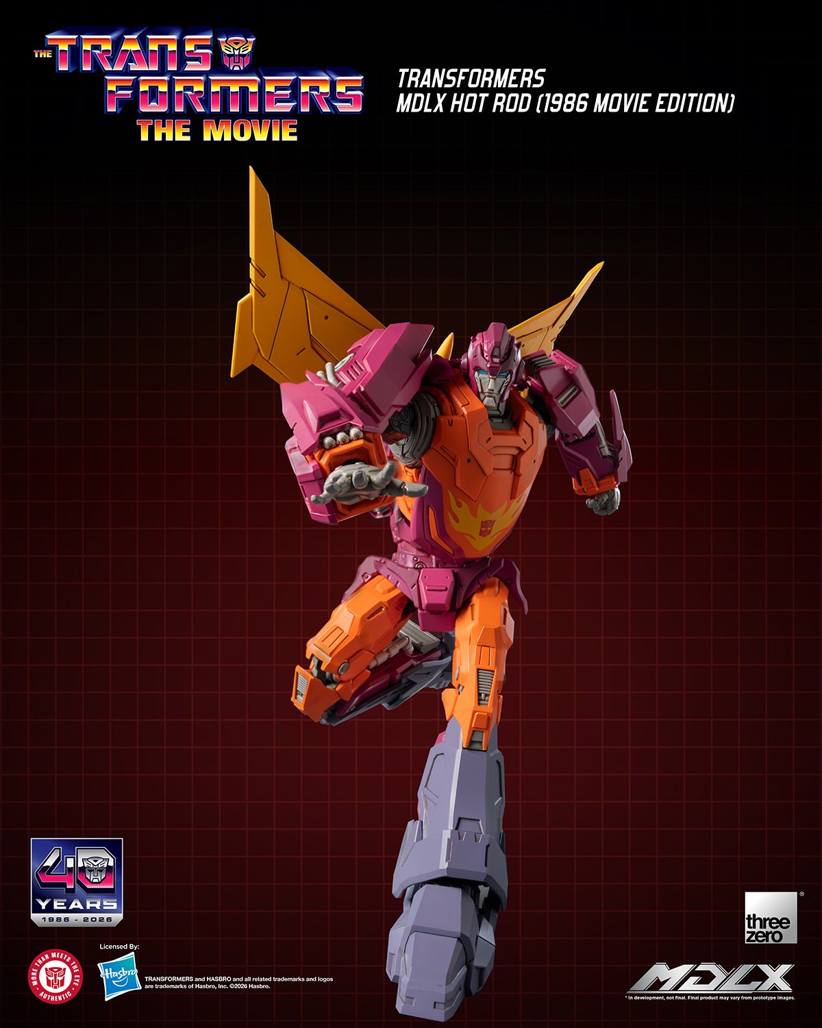 Hot Rod (1986 Movie Edition) MDLX Action Figure by Threezero — official photo 9