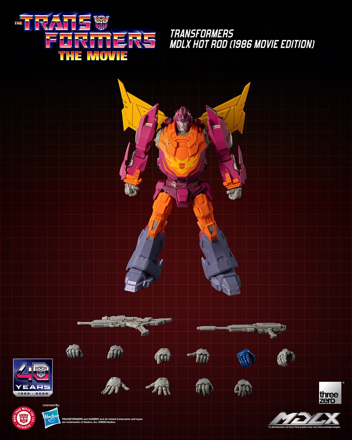 Hot Rod (1986 Movie Edition) MDLX Action Figure by Threezero — official photo 11