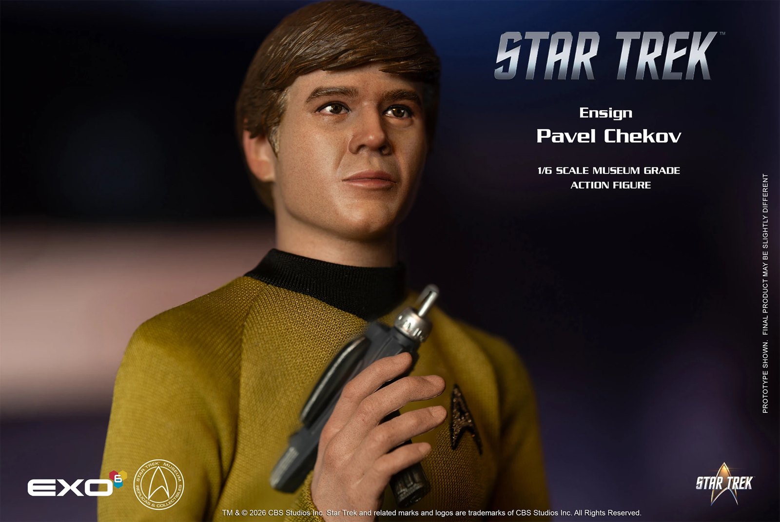 Ensign Pavel Chekov Sixth Scale Figure by EXO-6