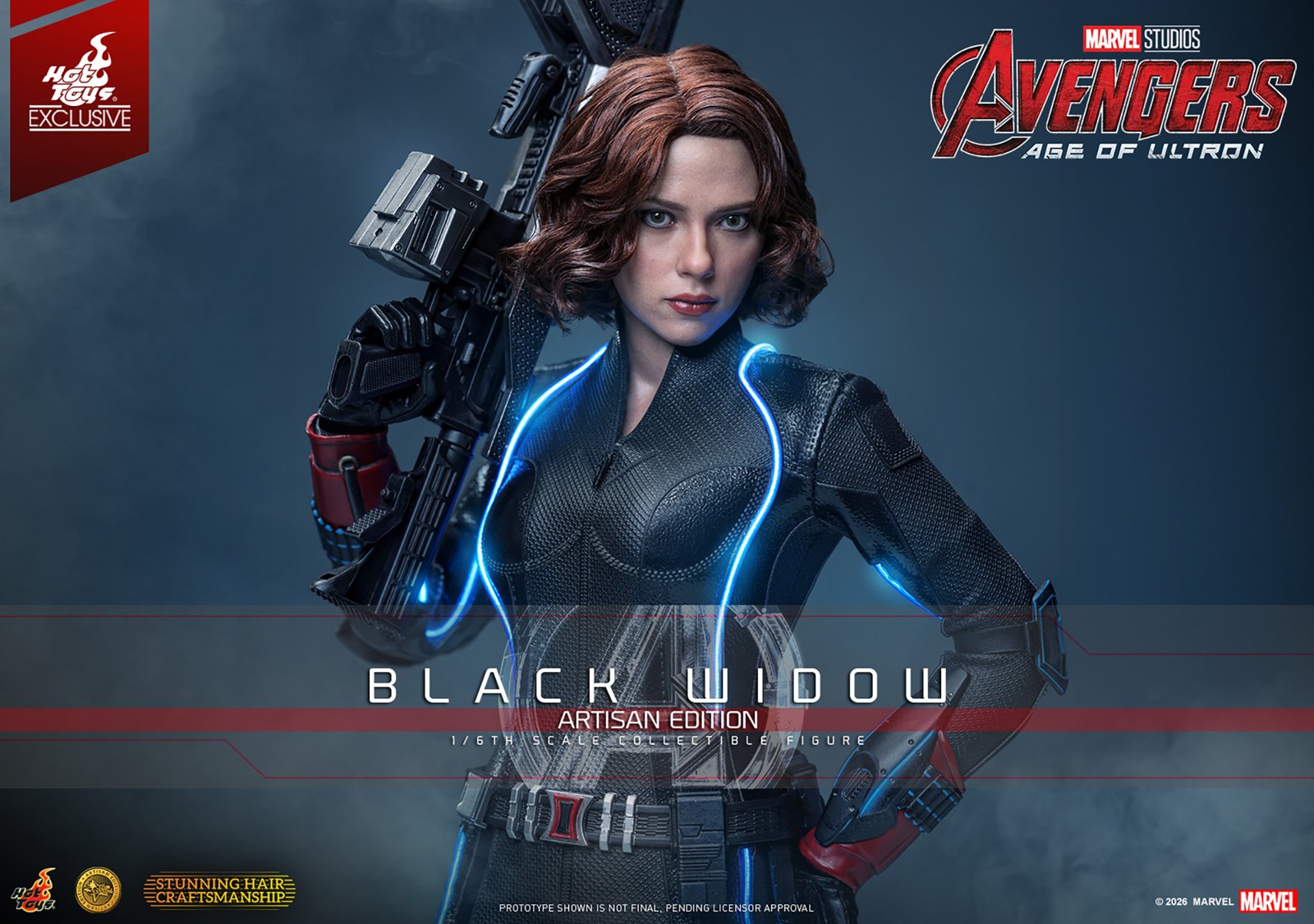 Black Widow (Artisan Edition) Sixth Scale Figure by Hot Toys