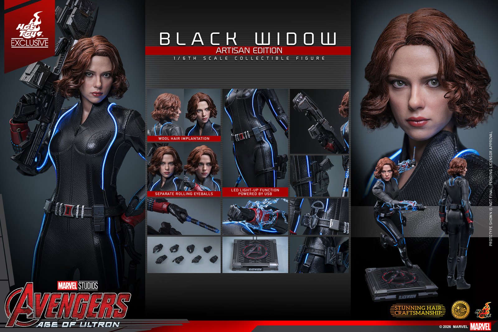Black Widow (Artisan Edition) Sixth Scale Figure by Hot Toys — official photo 19