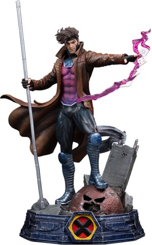 Gambit Unleashed 1:10 Scale Statue by Iron Studios — official photo 17