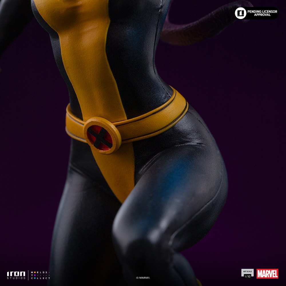 Kitty Pryde &amp; Lockheed 1:10 Scale Statue by Iron Studios — official photo 11