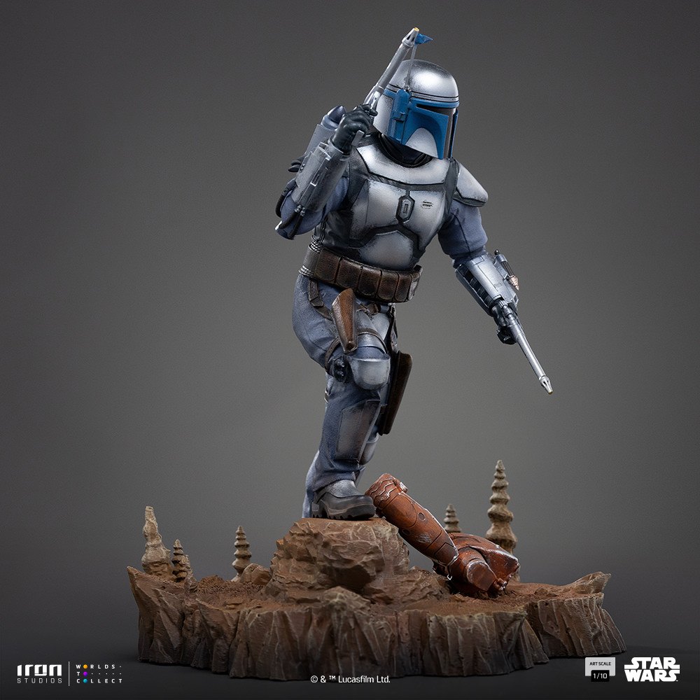 Jango Fett 1:10 Scale Statue by Iron Studios — official photo 15