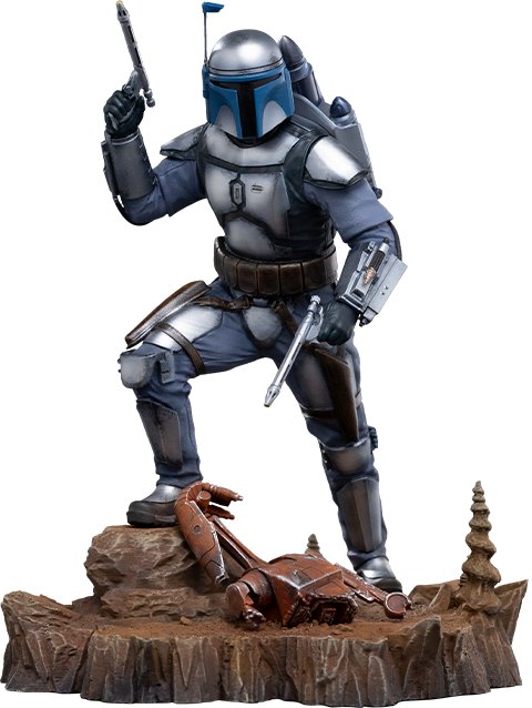Jango Fett 1:10 Scale Statue by Iron Studios — official photo 16