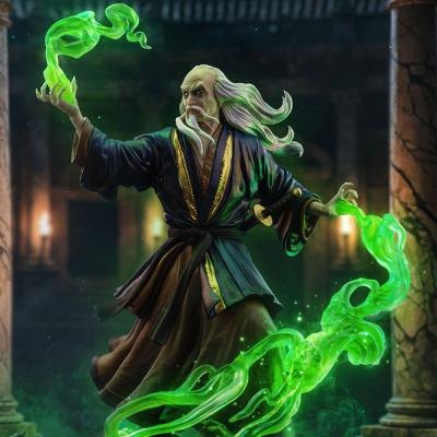 Shang Tsung 1:10 Scale Statue by Iron Studios — official photo 16