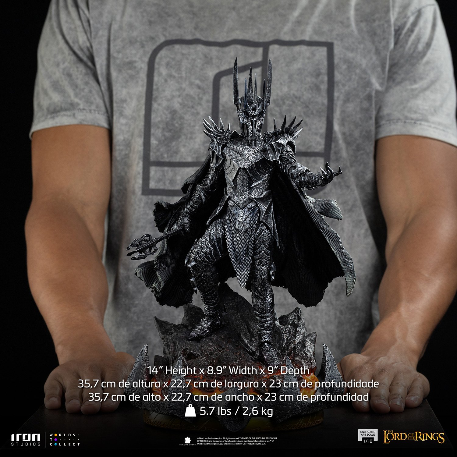 Sauron Unleashed 1:10 Scale Statue by Iron Studios — official photo 7
