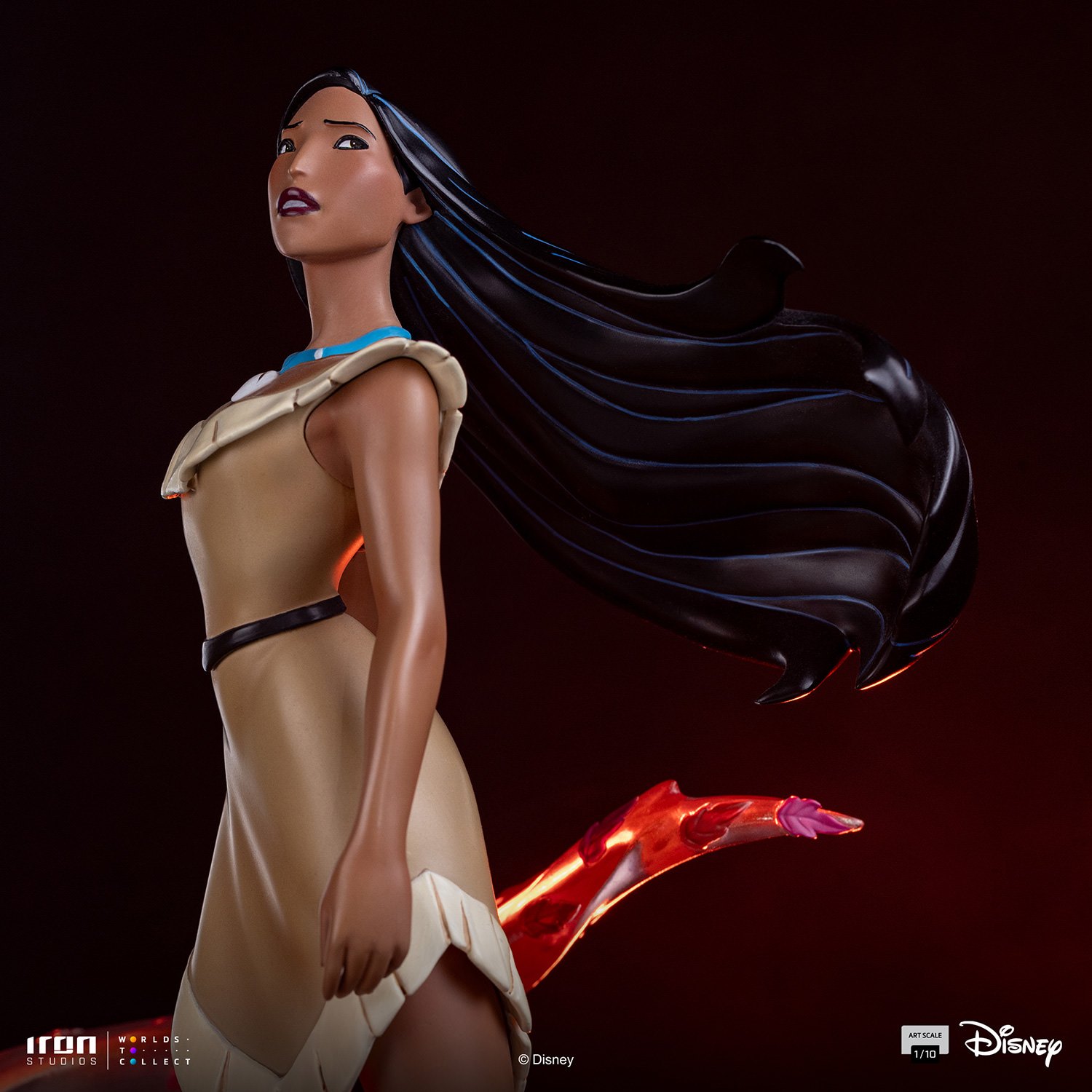 Pocahontas Colors of the Wind Version 1:10 Scale Statue by Iron Studios — official photo 4