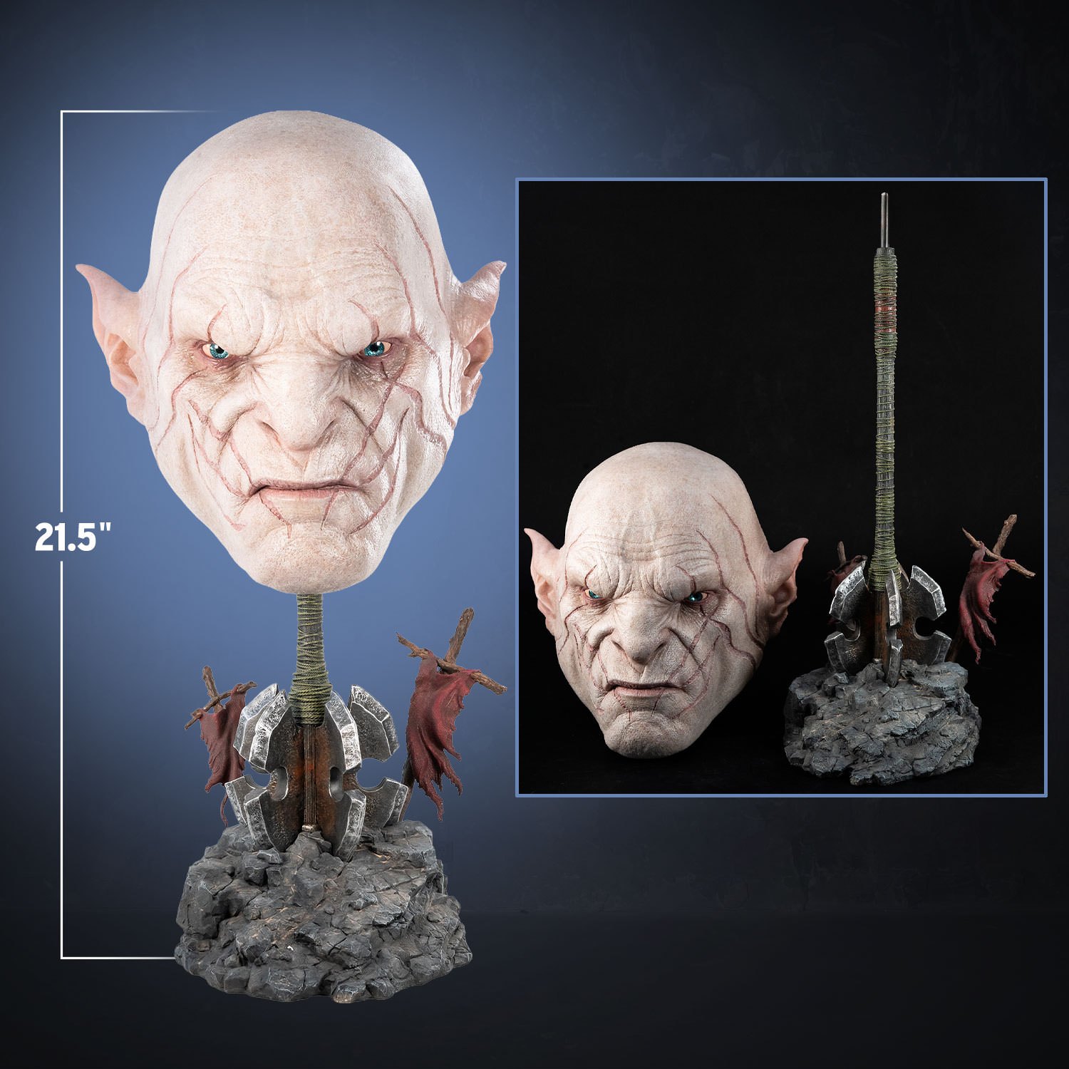 Azog Art Mask Life-Size Bust by PureArts