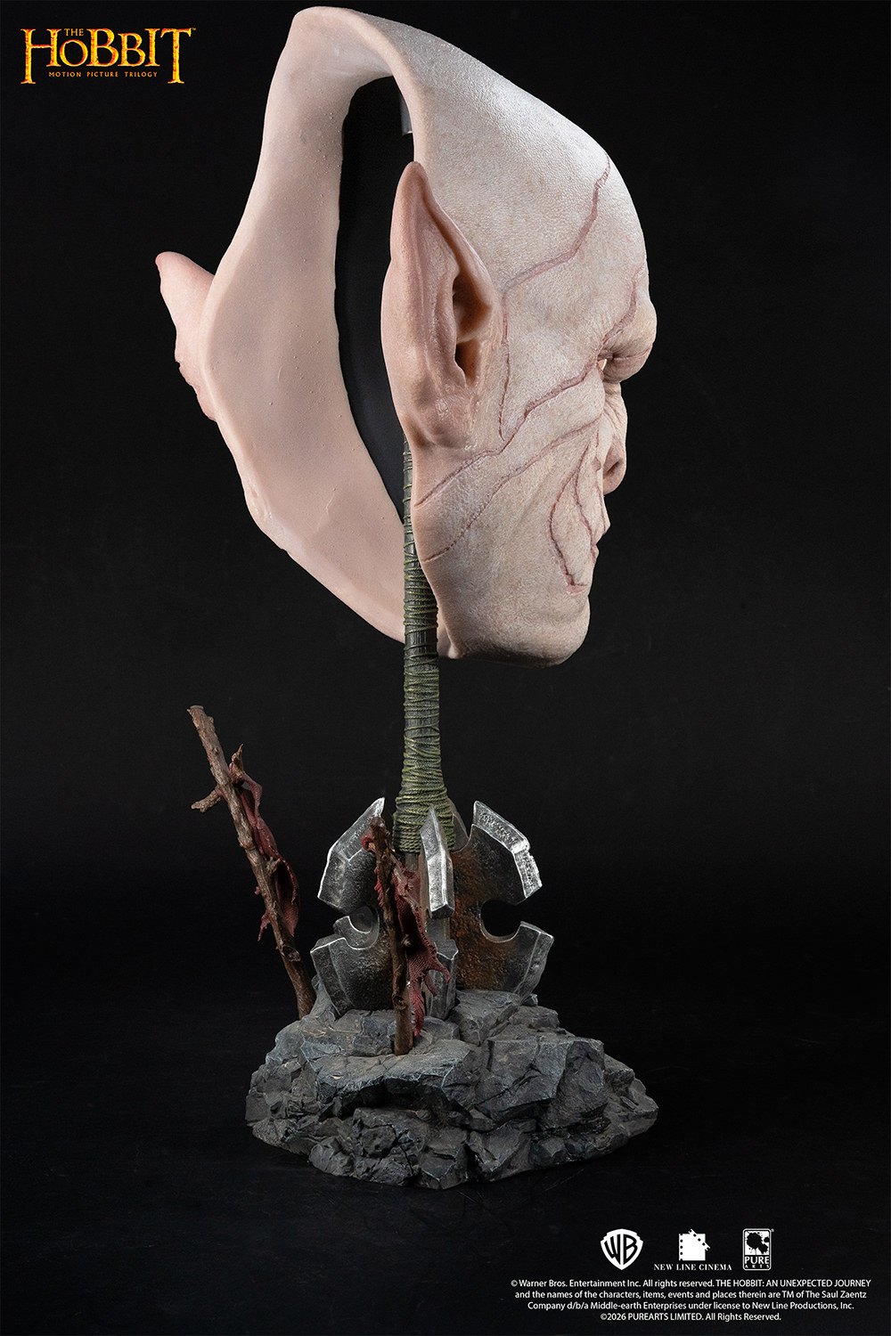 Azog Art Mask Life-Size Bust by PureArts — official photo 9