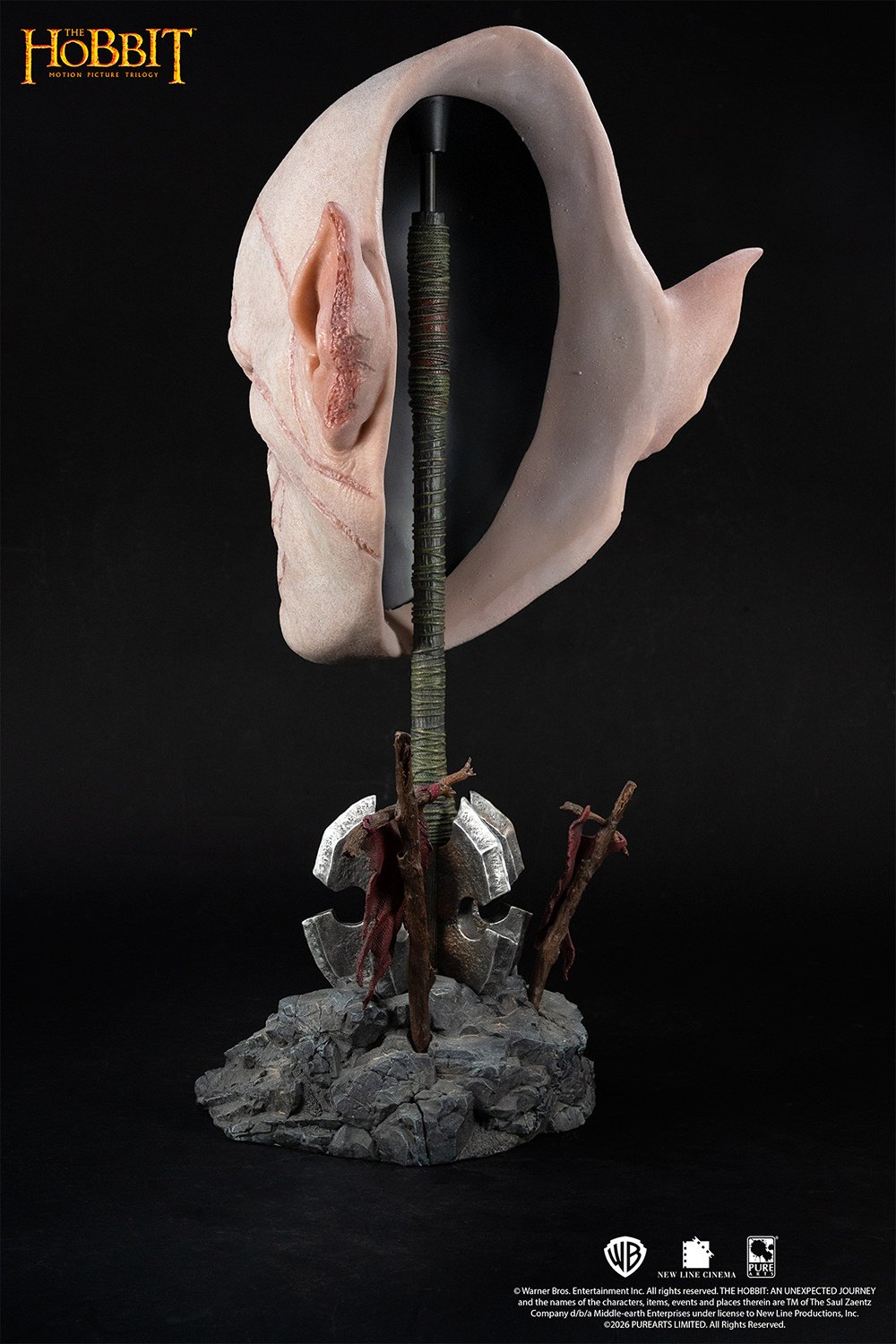 Azog Art Mask Life-Size Bust by PureArts — official photo 11