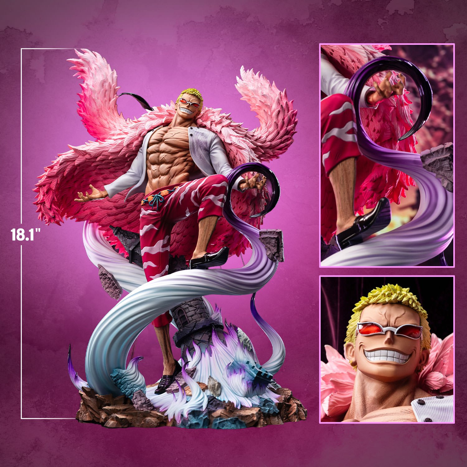Donquixote Doflamingo (Echo Version) 1:6 Scale Statue — official photo 12