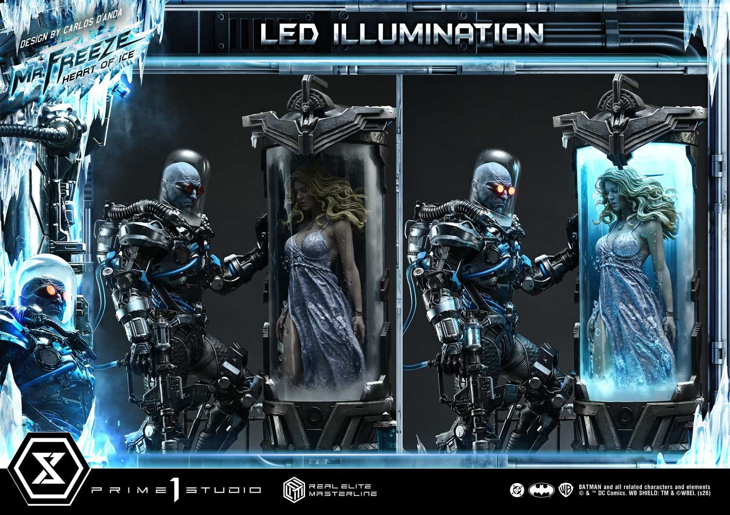 Mr. Freeze: Heart of Ice 1:3 Scale Statue by Prime 1 Studio — official photo 8