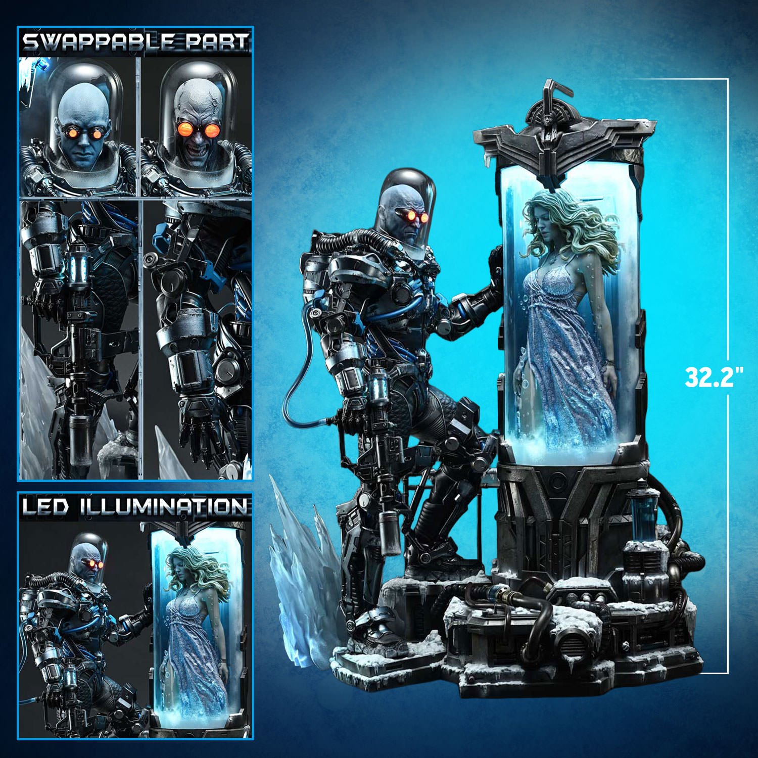 Mr. Freeze: Heart of Ice 1:3 Scale Statue by Prime 1 Studio — official photo 19