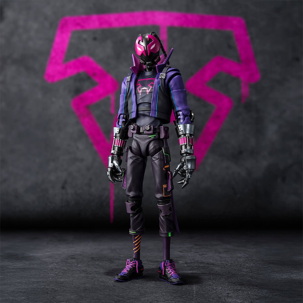 Miles G. Morales -42 Miles on the Prowler's Path- Action Figure by Tamashii Nations — official photo 6