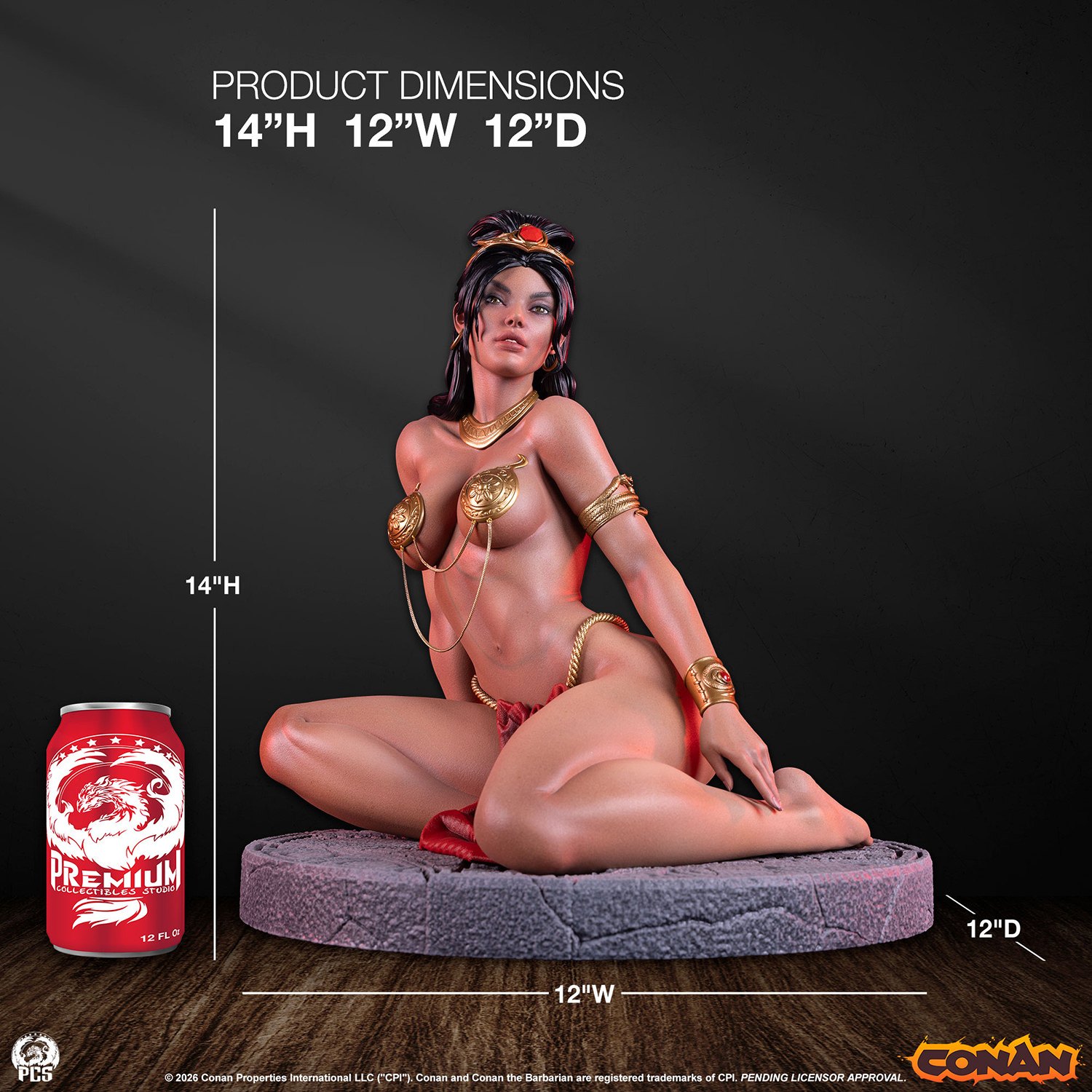 Conan “The Maiden” 1:3 Scale Statue by PCS