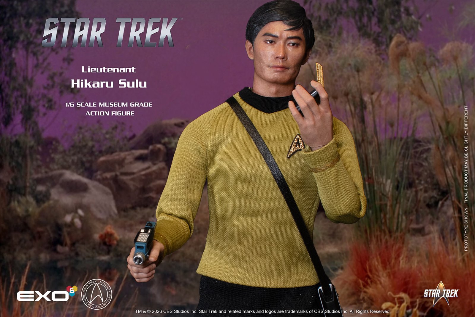 Lieutenant Hikaru Sulu  Sixth Scale Figure by EXO-6