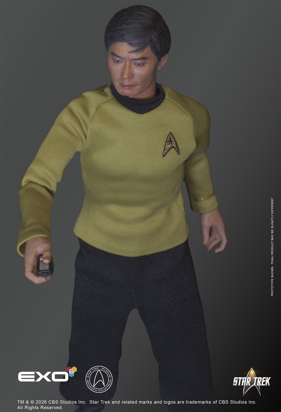 Lieutenant Hikaru Sulu  Sixth Scale Figure by EXO-6 — official photo 11