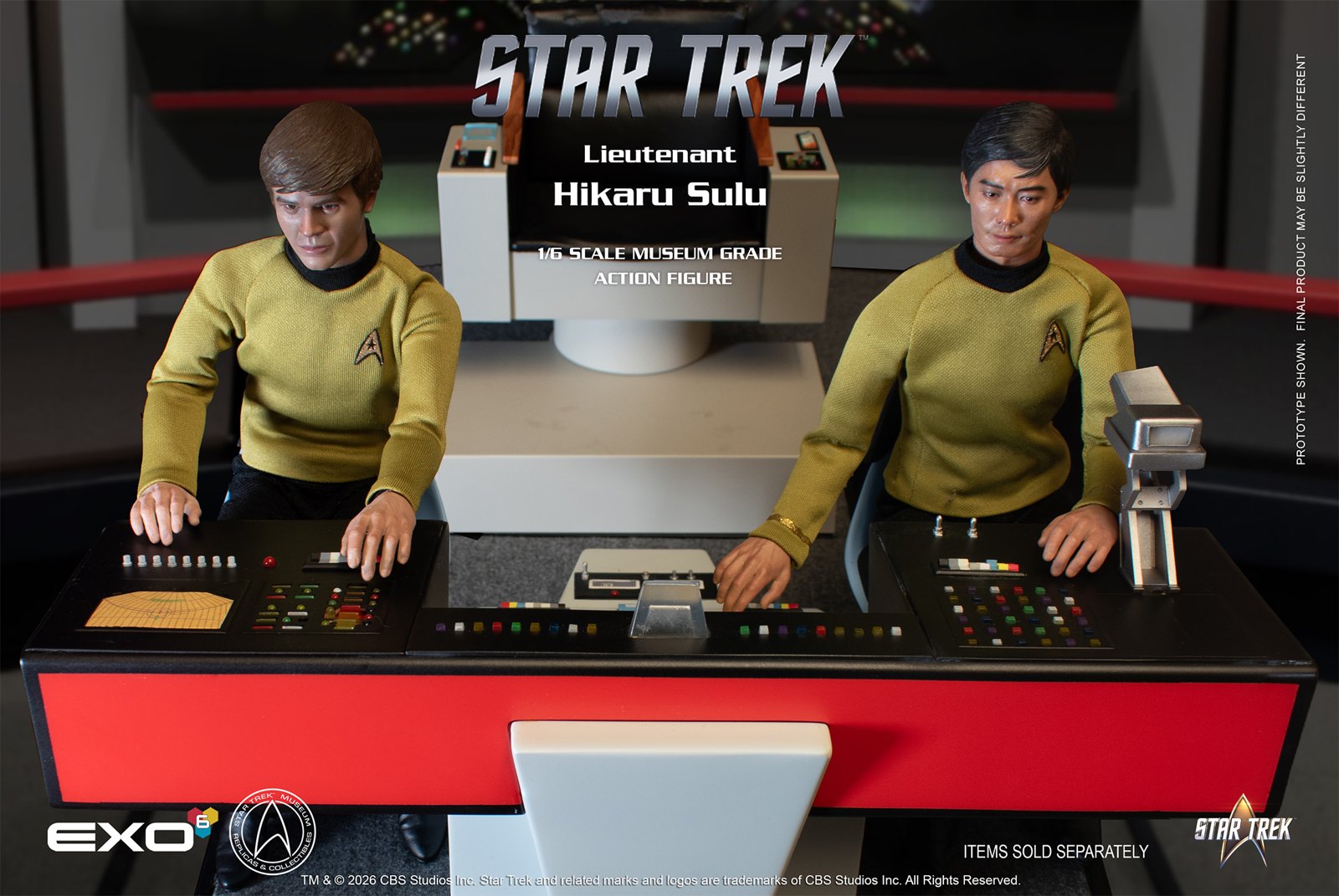 Lieutenant Hikaru Sulu  Sixth Scale Figure by EXO-6 — official photo 13