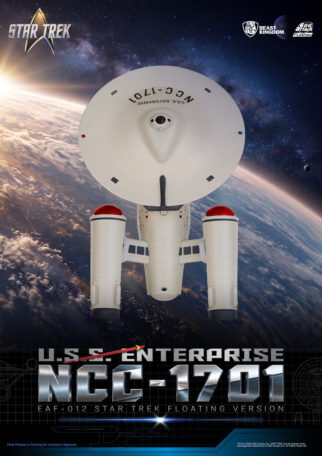 U.S.S. Enterprise NCC-1701 Collectible Figure by Beast Kingdom — official photo 9