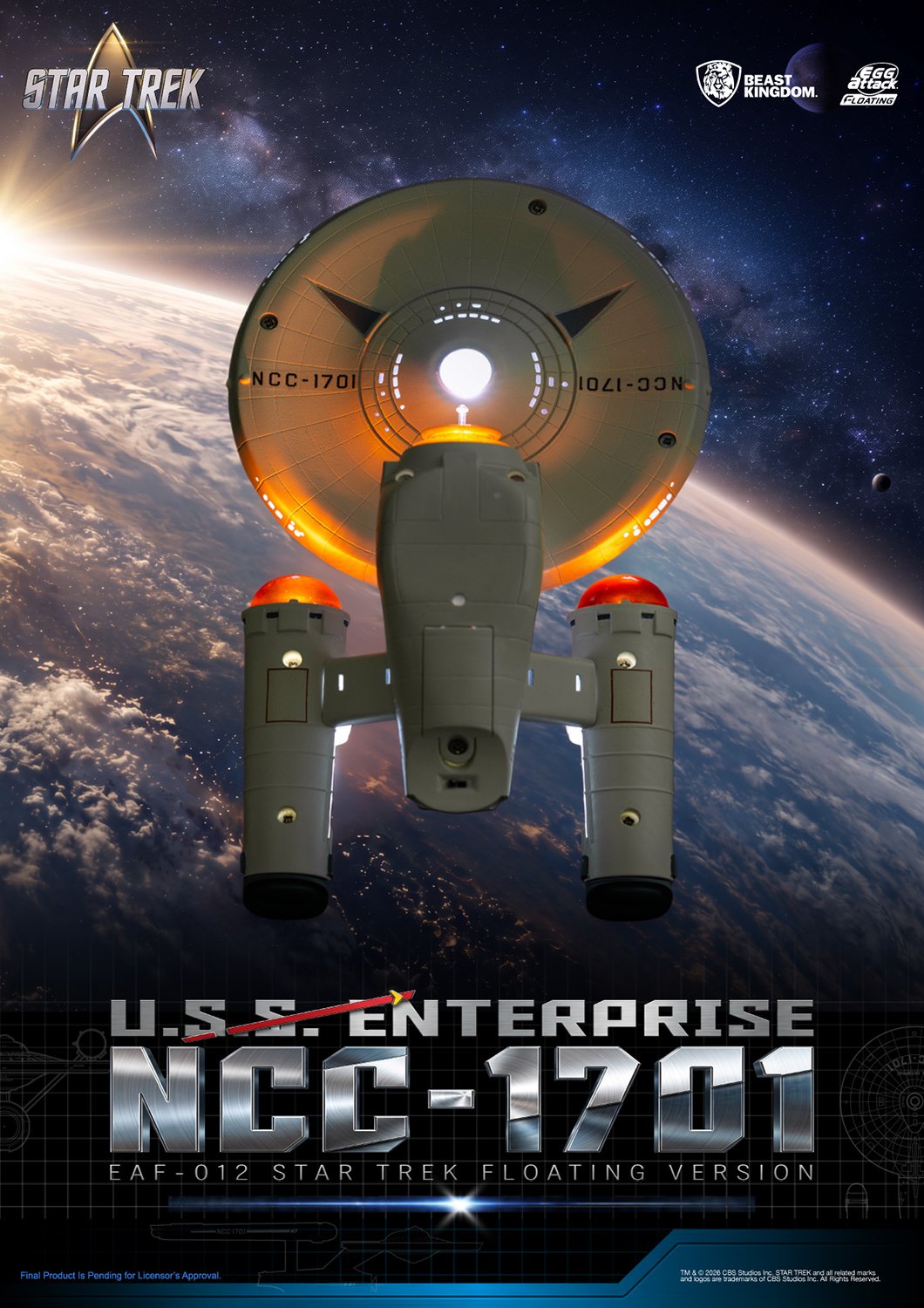 U.S.S. Enterprise NCC-1701 Collectible Figure by Beast Kingdom — official photo 10