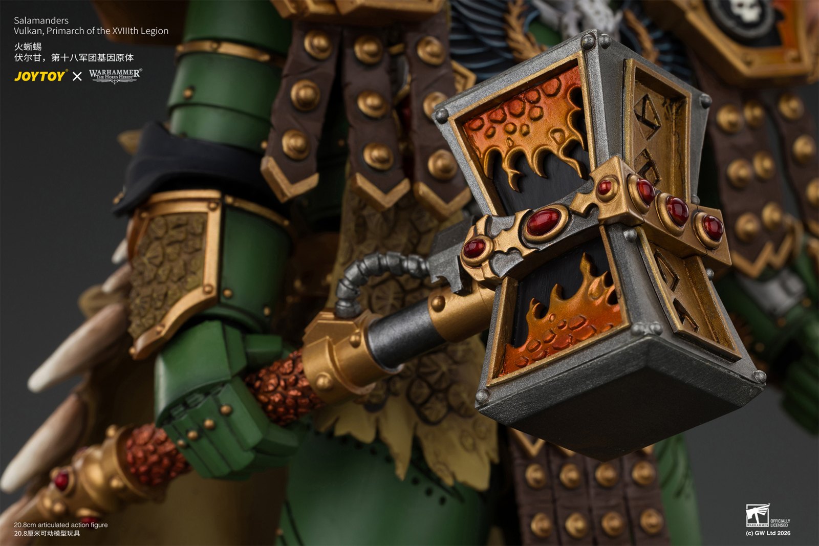 Vulkan, Primarch of the XVIIIth Legion Action by JoyToy — official photo 10