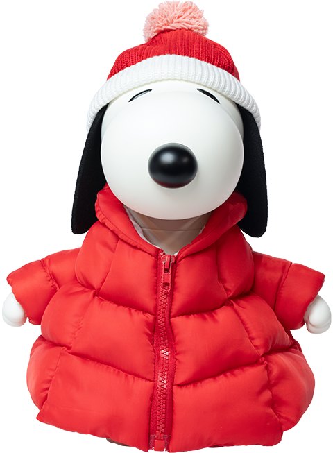 Snoopy (Red Puffy Coat) Vinyl Collectible by Super7 — official photo 9