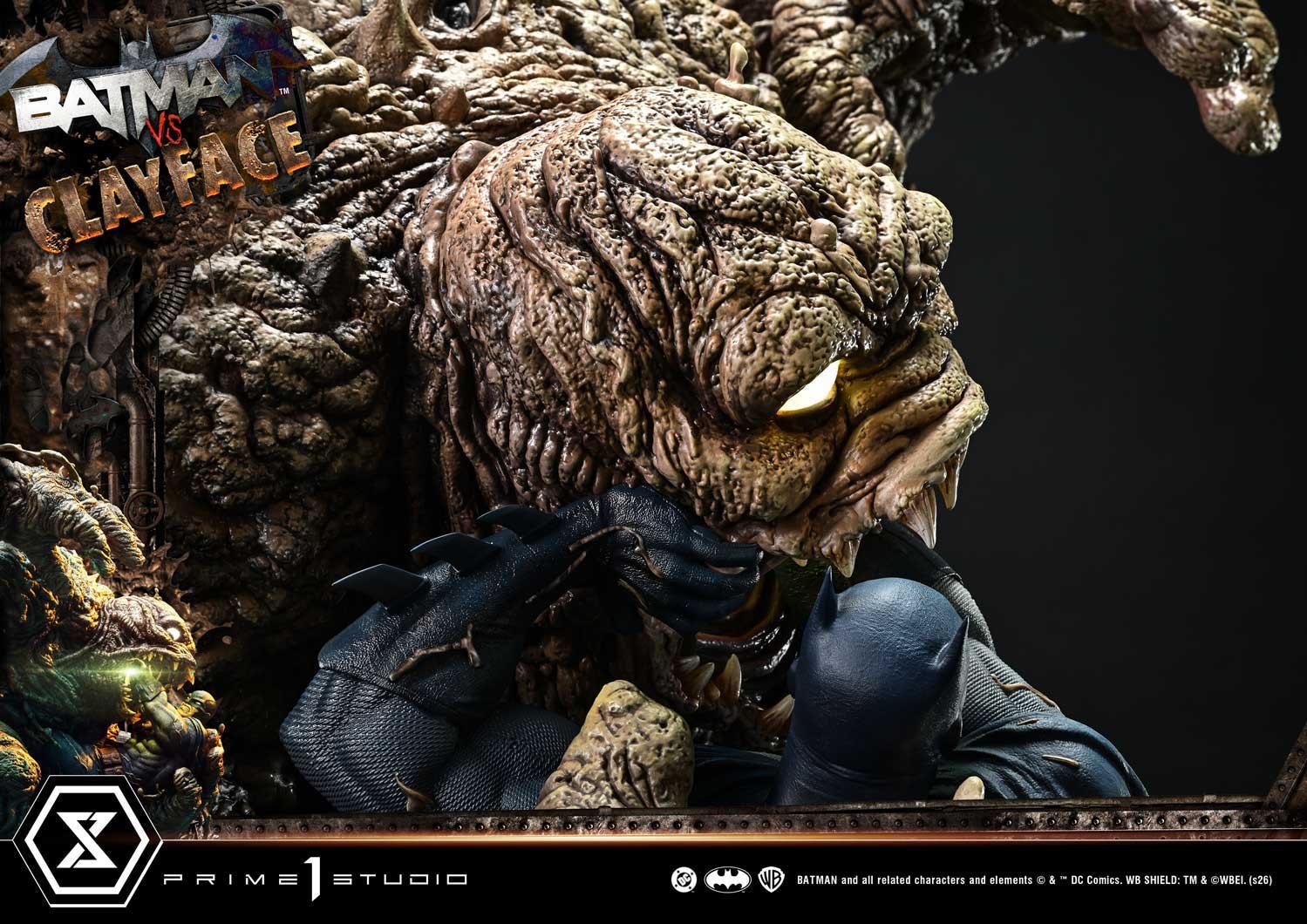 Batman vs Clayface (Deluxe Bonus Version) Quarter Scale Statue by Prime 1 Studio — official photo 14