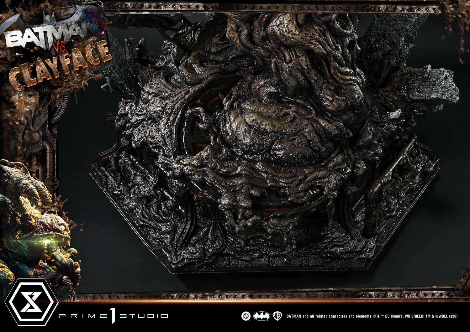 Batman vs Clayface (Deluxe Bonus Version) Quarter Scale Statue by Prime 1 Studio — official photo 17