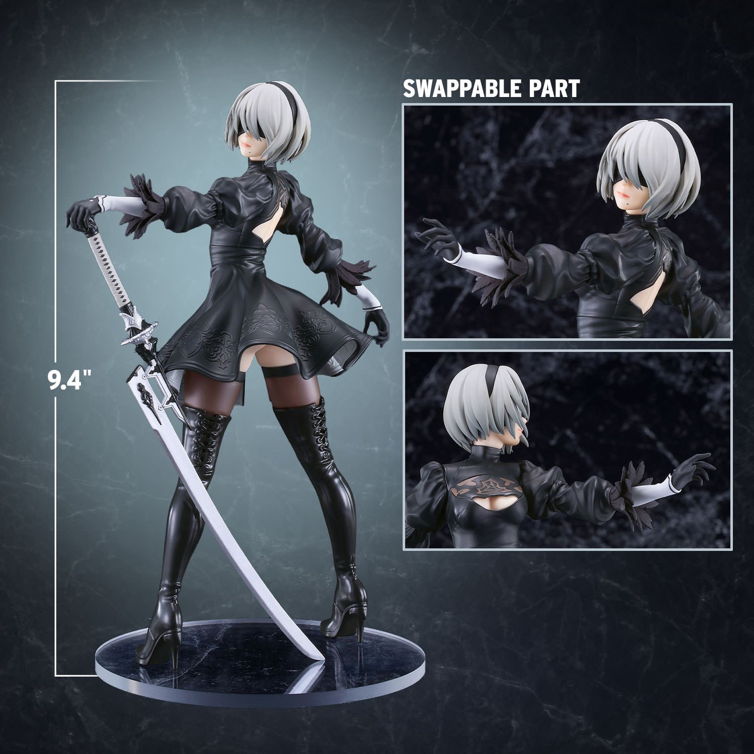 2B (YoRHa No.2 Type B) Collectible Figure by Good Smile Company