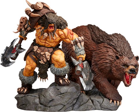 Rexxar &amp; Misha Statue by Bolt Production — official photo 16