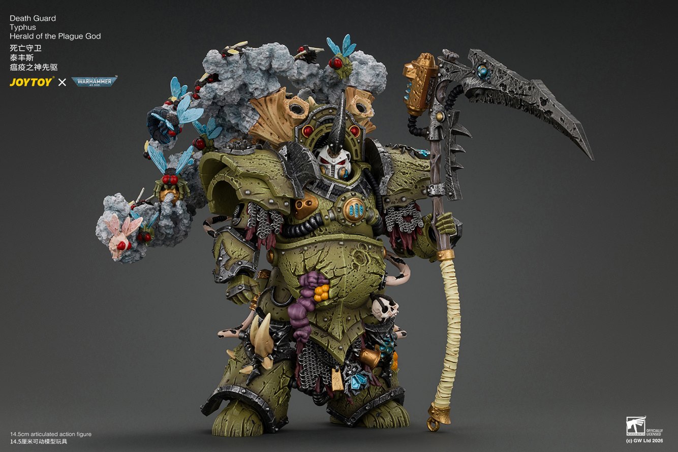 Death Guard Typhus, Herald of the Plague God Action Figure by JoyToy — official photo 4