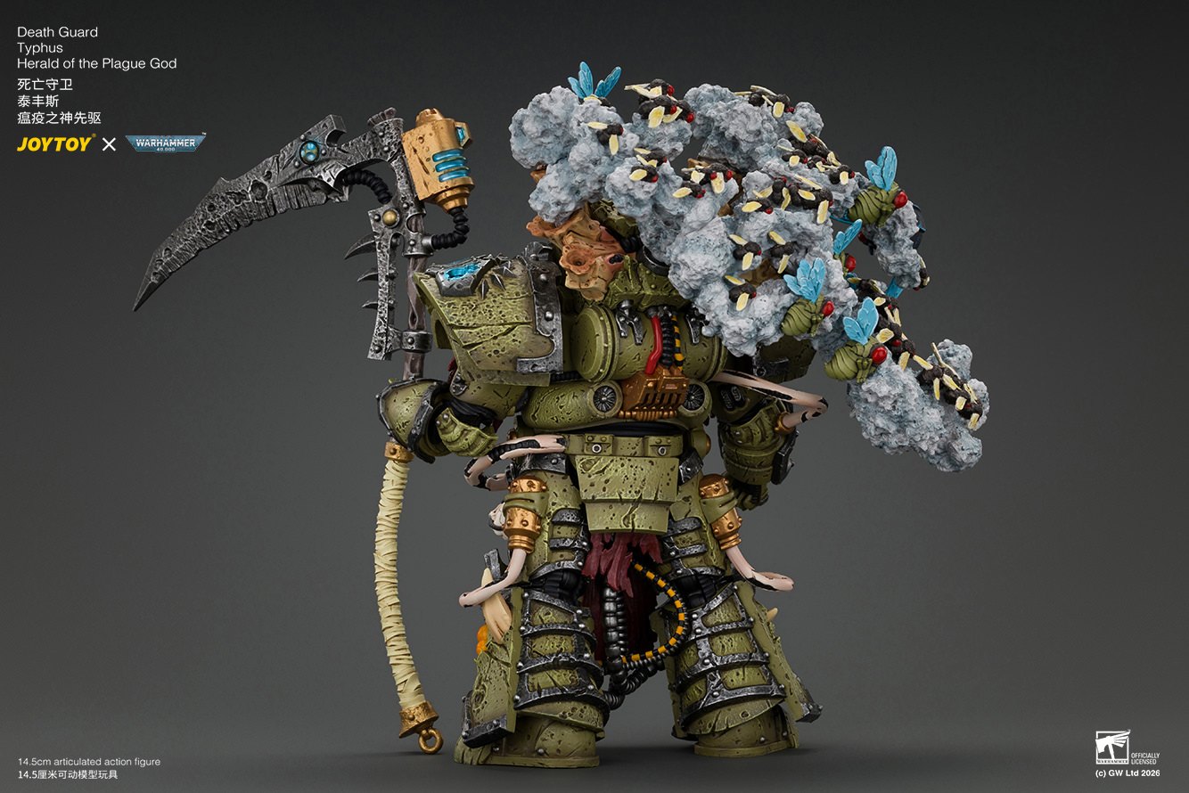 Death Guard Typhus, Herald of the Plague God Action Figure by JoyToy — official photo 5