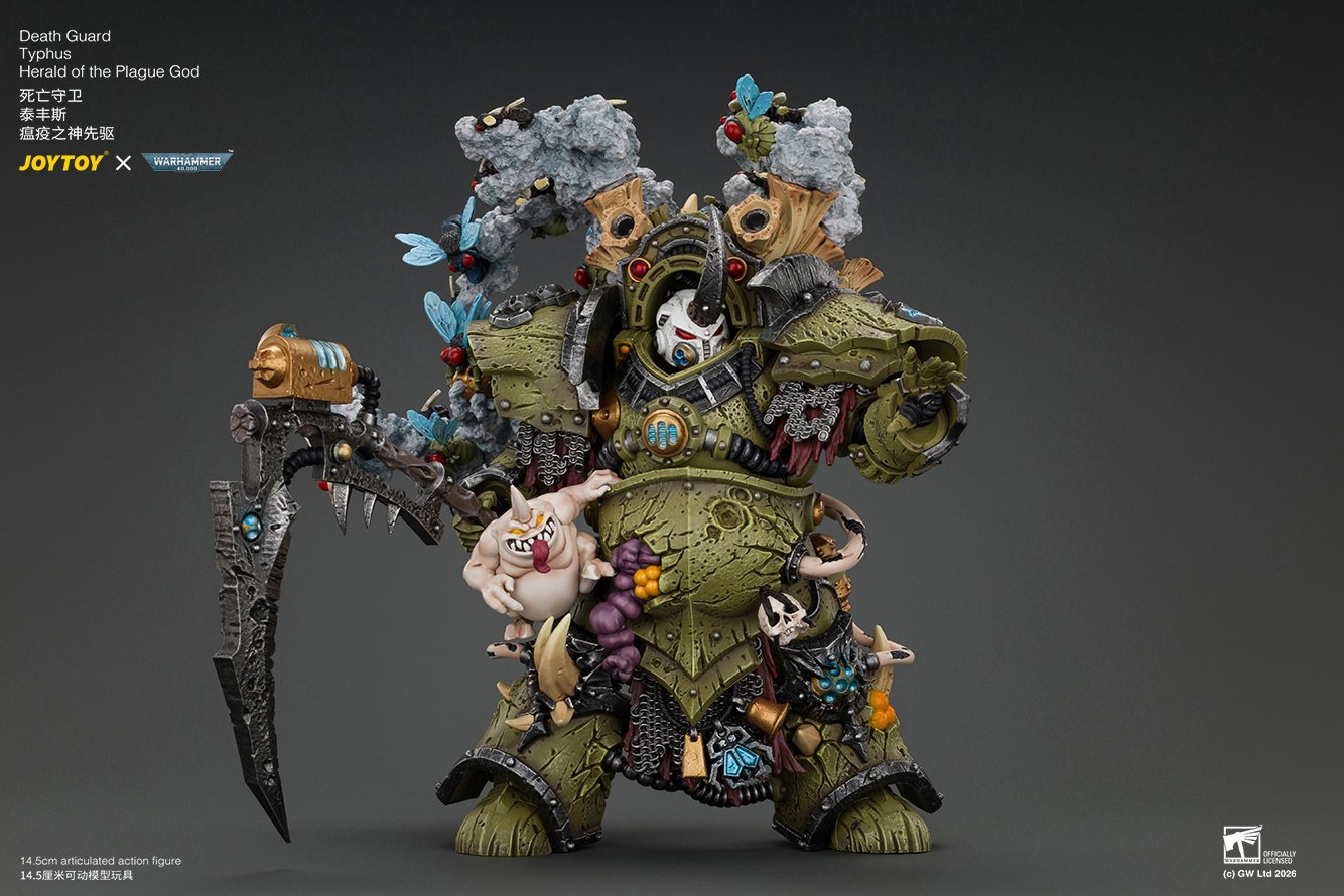 Death Guard Typhus, Herald of the Plague God Action Figure by JoyToy — official photo 15