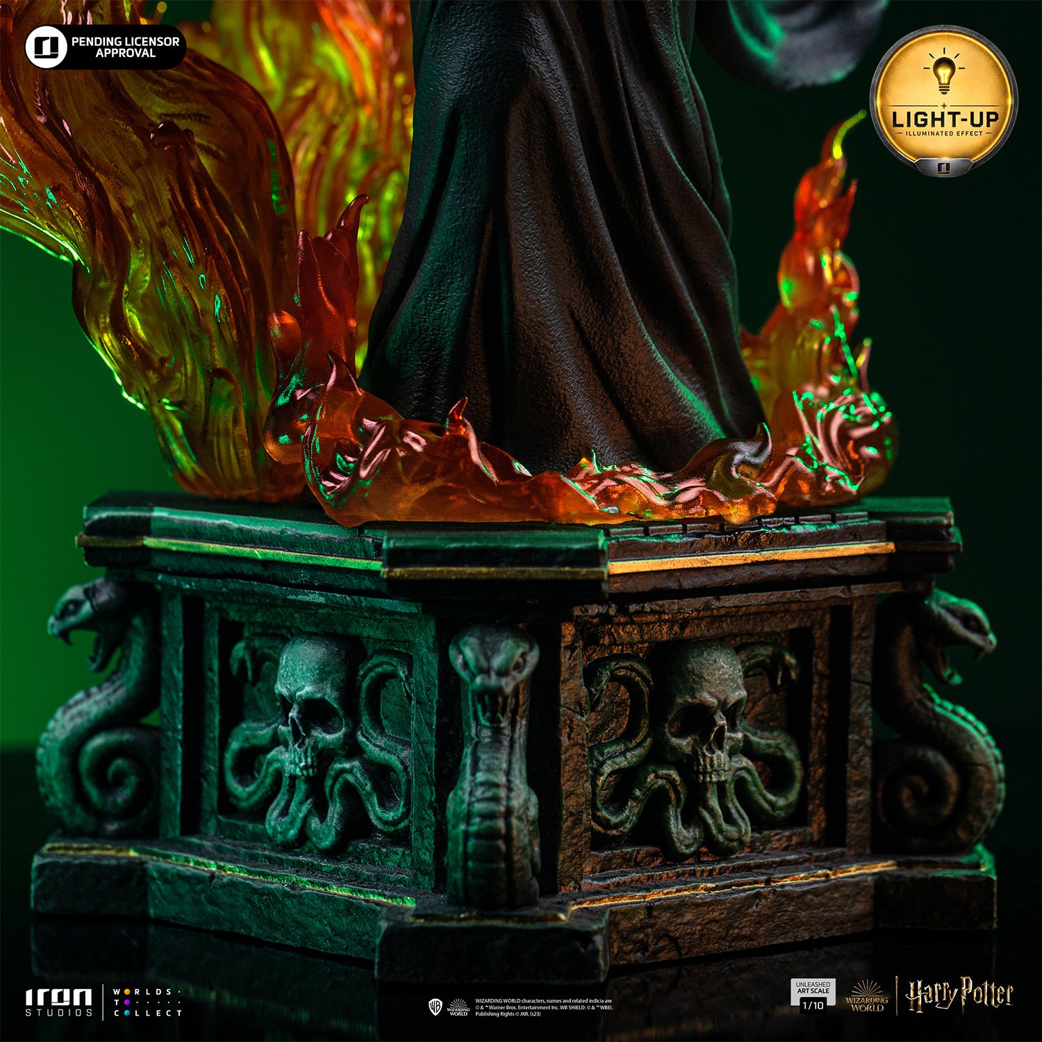 Voldemort Unleashed 1:10 Scale Statue by Iron Studios — official photo 6