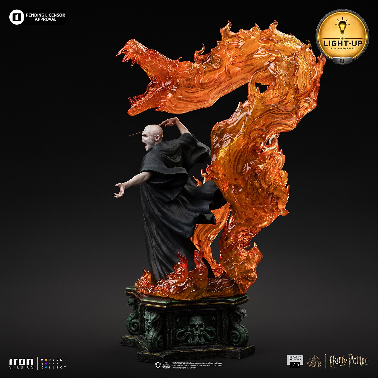 Voldemort Unleashed 1:10 Scale Statue by Iron Studios — official photo 7