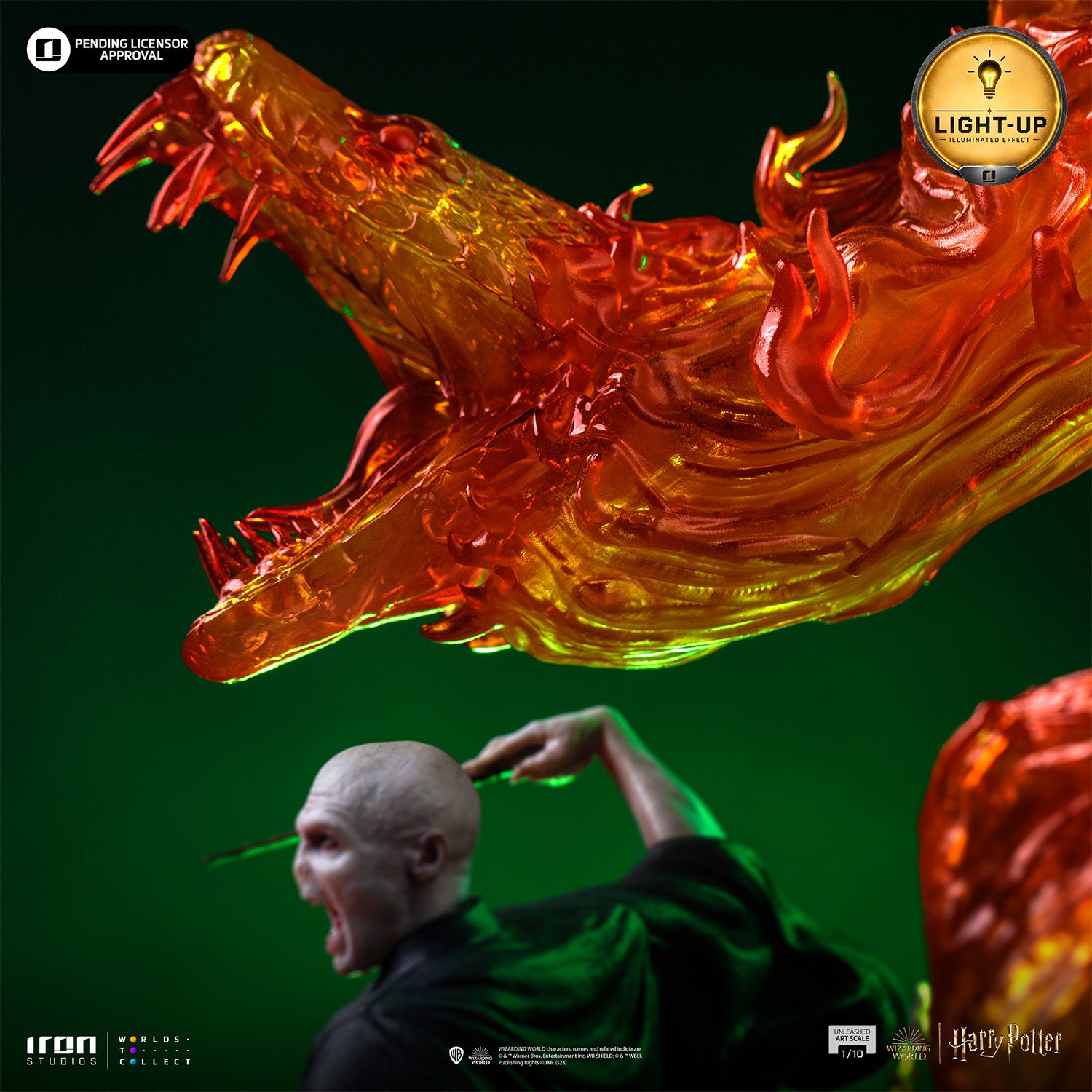 Voldemort Unleashed 1:10 Scale Statue by Iron Studios — official photo 8