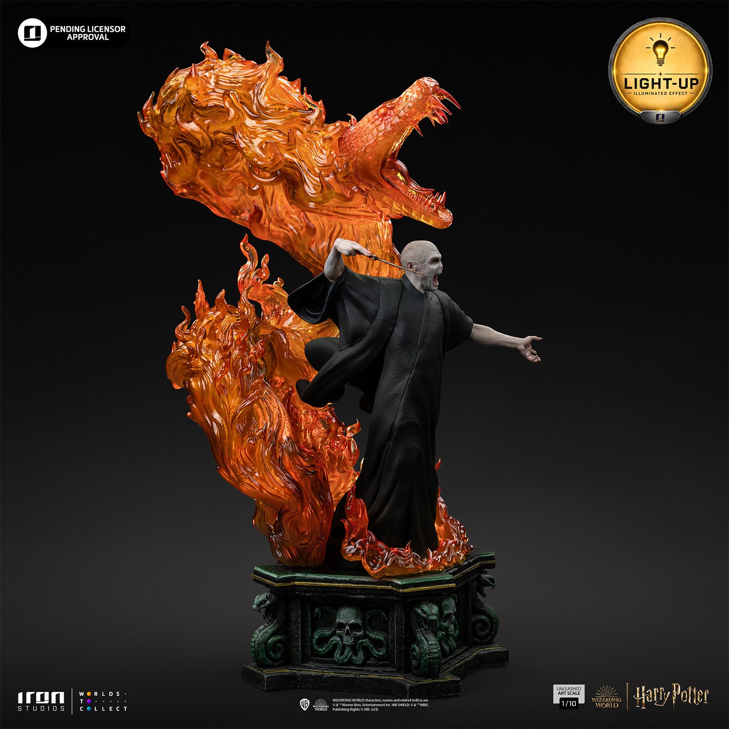 Voldemort Unleashed 1:10 Scale Statue by Iron Studios — official photo 9